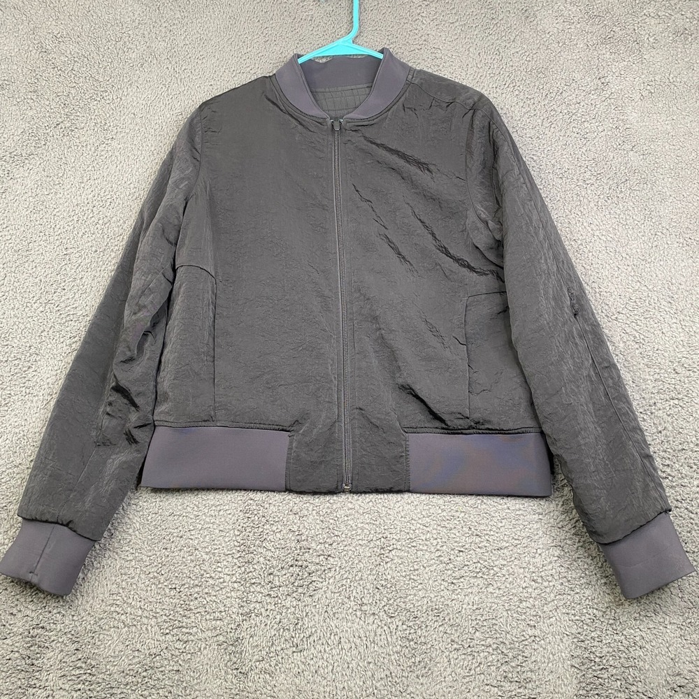 Lululemon Reversible Insulated Bomber Jacket - Size 12 Black